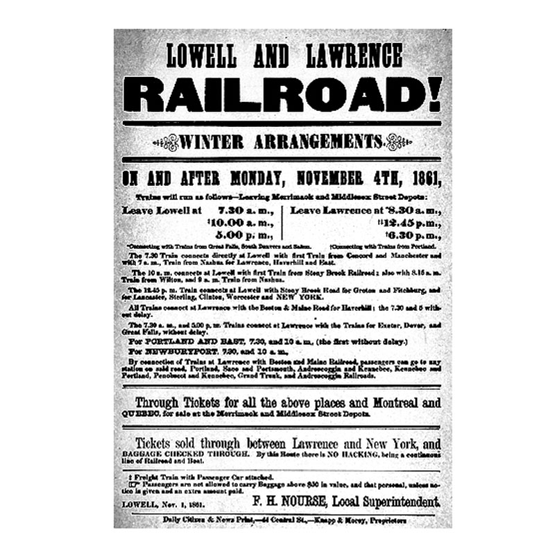 #1886 - Railroad Ticket - Man/Travel
